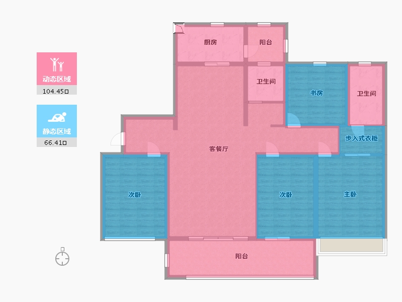 山东省-日照市-日照中心-154.00-户型库-动静分区