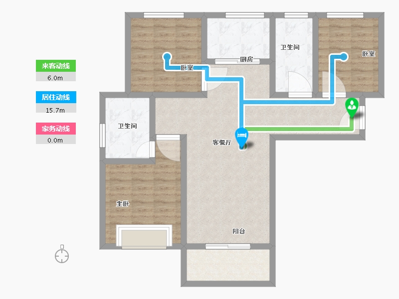 河南省-郑州市-威龙中心城-91.16-户型库-动静线