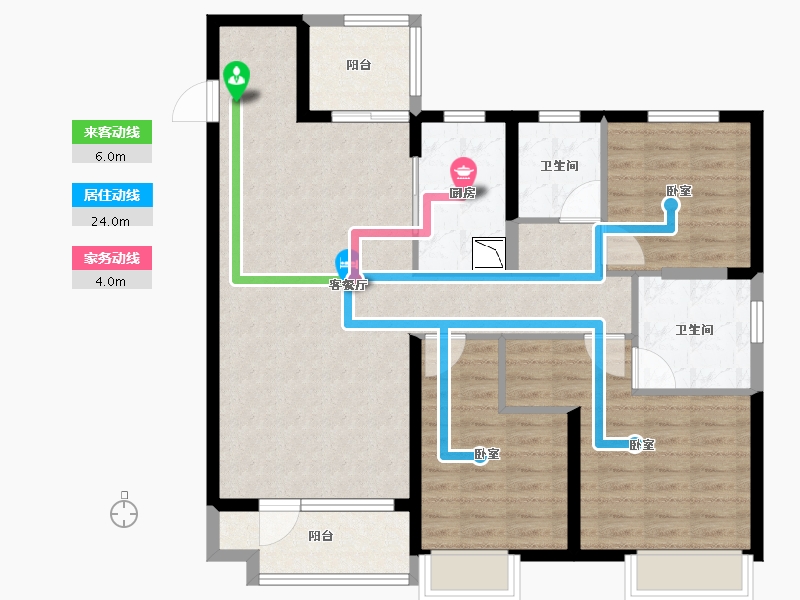 山东省-烟台市-旭辉银盛泰辉盛岚湾-102.00-户型库-动静线