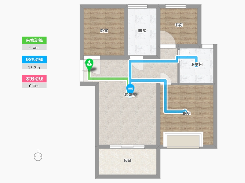 河南省-郑州市-爱丁堡-70.00-户型库-动静线