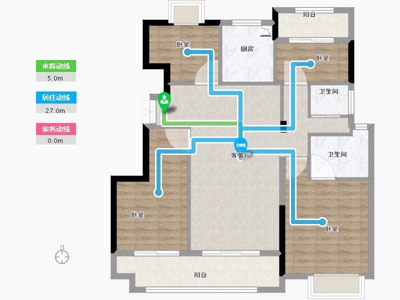 河南省-开封市-中闽·杞国和院-99.01-户型库-动静线