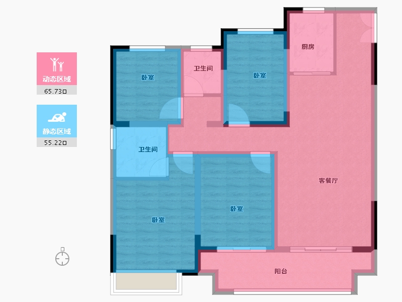 河南省-洛阳市-建业永宁上院-108.00-户型库-动静分区