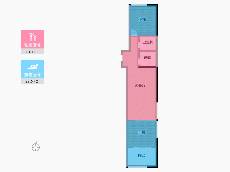 山东省-济南市-齐鲁百老汇-63.00-户型库-动静分区