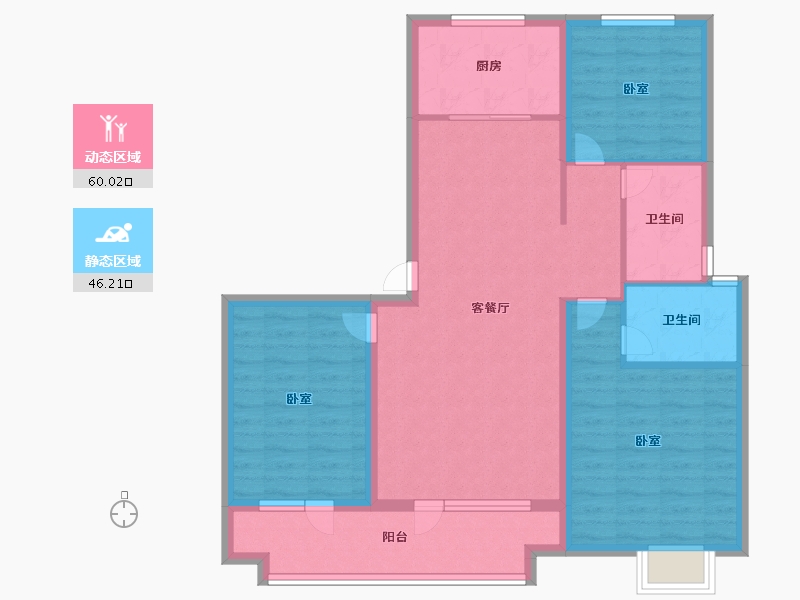 山东省-青岛市-中国铁建海语城-94.99-户型库-动静分区