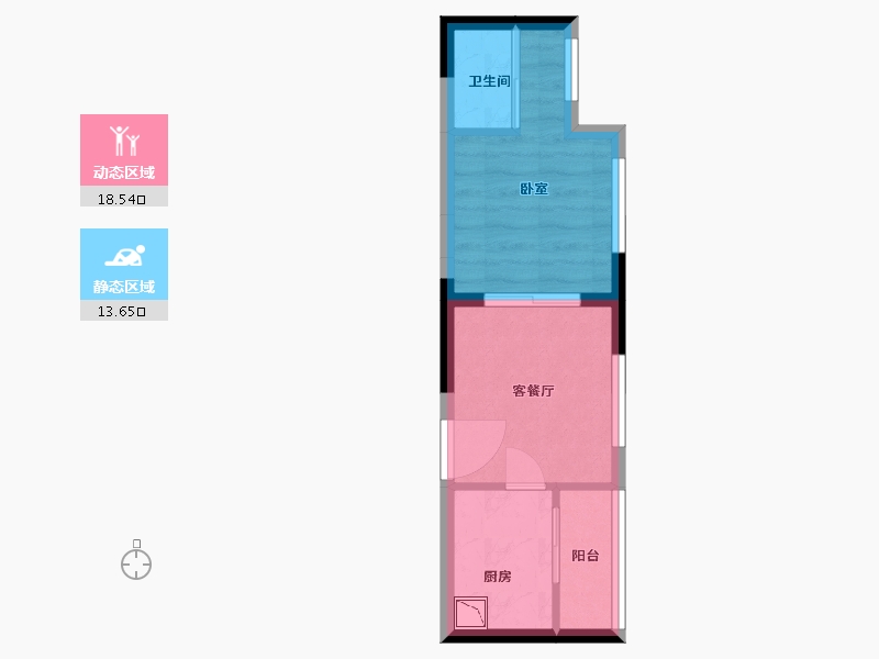 河南省-郑州市-城市之光-28.00-户型库-动静分区