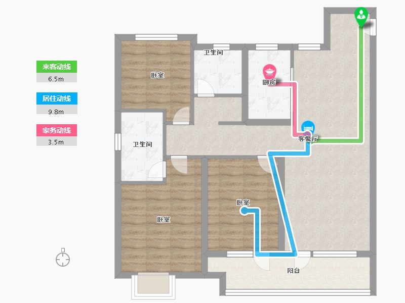 山东省-青岛市-中国铁建海语城-87.99-户型库-动静线