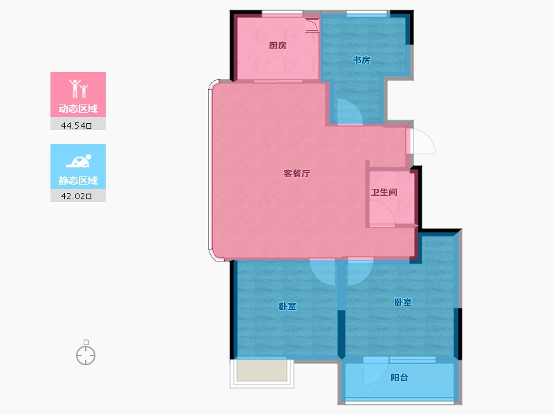 山东省-烟台市-中瑞城-78.00-户型库-动静分区