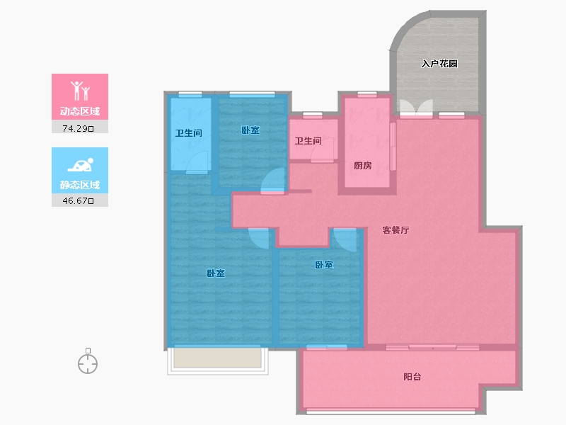 河南省-洛阳市-湖滨美院-118.62-户型库-动静分区