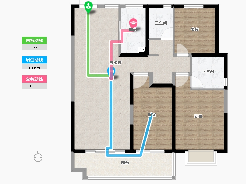 山东省-临沂市-金钰府-102.00-户型库-动静线