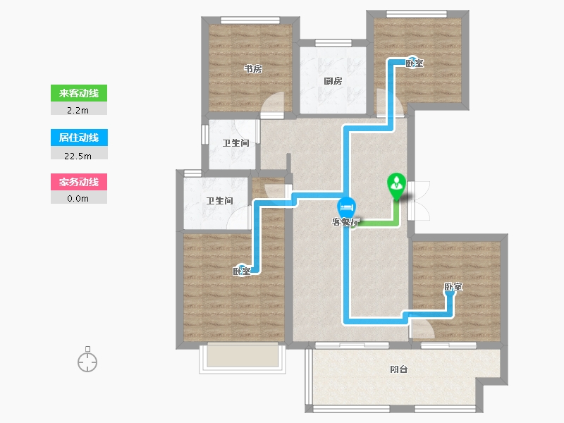 山东省-临沂市-沂河一英里-98.00-户型库-动静线