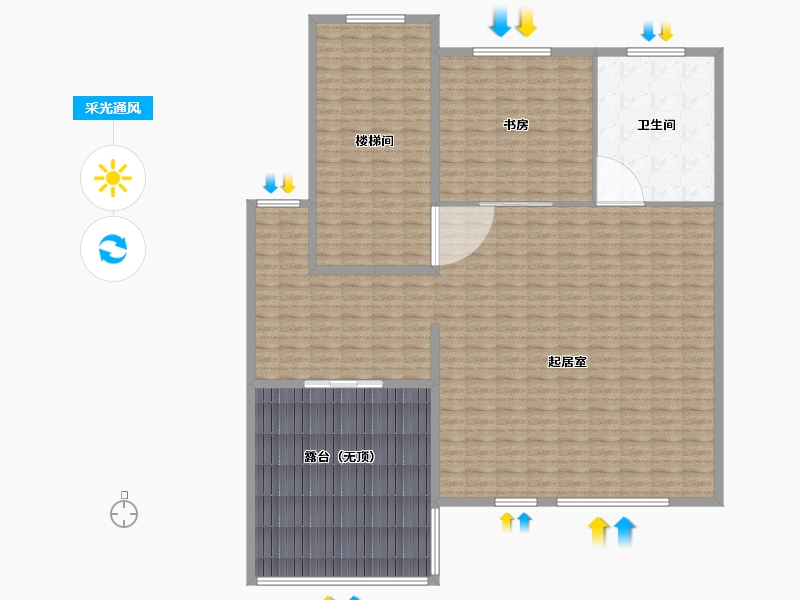 安徽省-宣城市-五蜂园别苑-199.06-户型库-采光通风