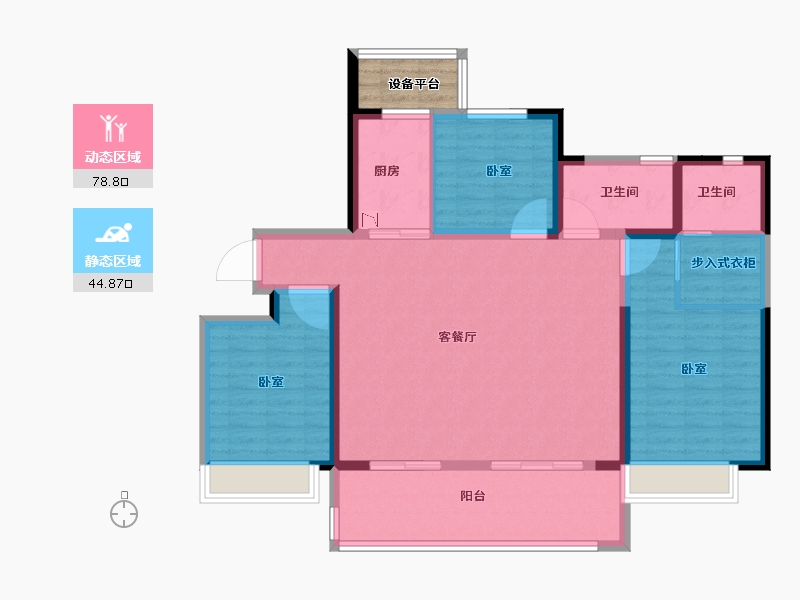 河南省-安阳市-安创海棠湖畔-115.00-户型库-动静分区