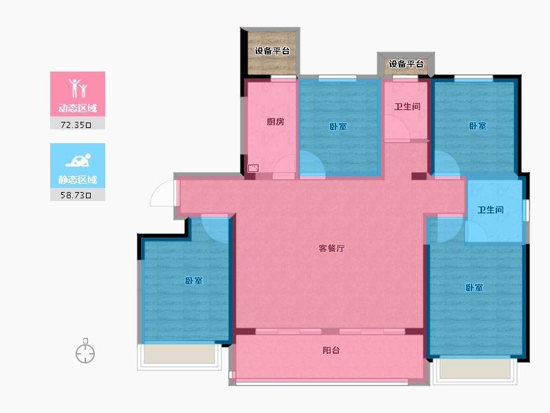 河南省-安阳市-安创海棠湖畔-122.00-户型库-动静分区