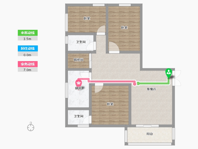 河南省-新乡市-东湖湾-99.79-户型库-动静线