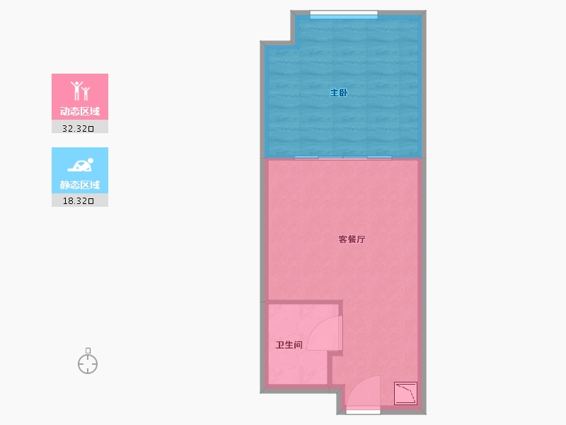 山东省-济南市-万虹广场-46.00-户型库-动静分区