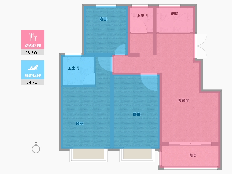 河南省-开封市-通许国奥·雅苑-97.27-户型库-动静分区