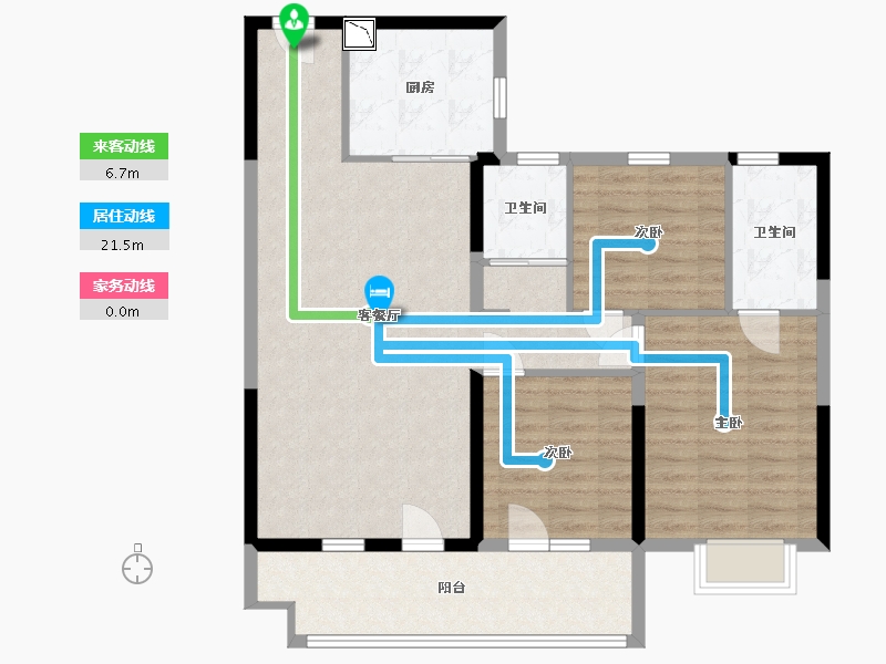 山东省-日照市-碧桂园新城·时代之光-99.99-户型库-动静线