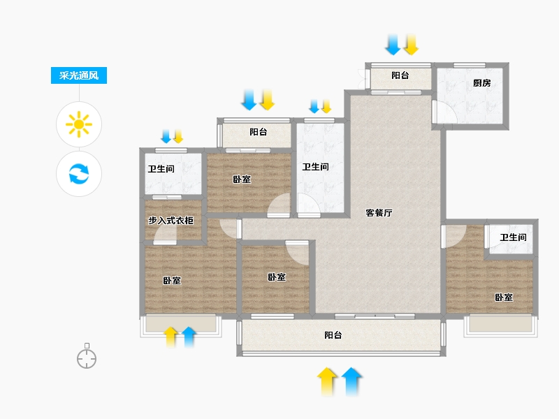 河南省-开封市-兰考兰阳府-159.99-户型库-采光通风