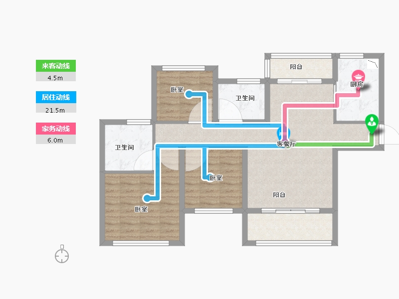 河南省-开封市-郑州恒大未来之光-82.00-户型库-动静线