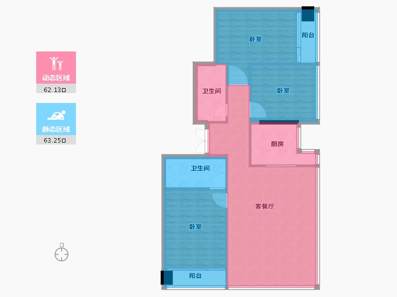 山东省-临沂市-东方印-113.86-户型库-动静分区