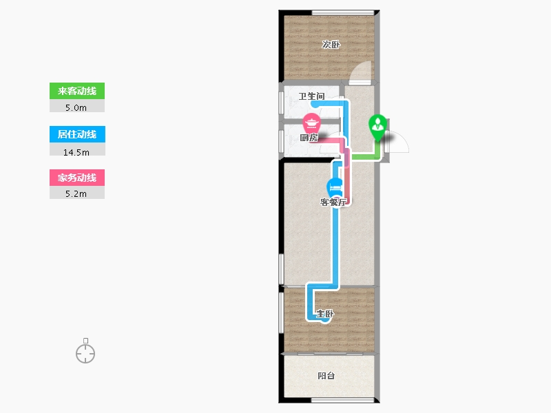 山东省-济南市-齐鲁百老汇-82.01-户型库-动静线