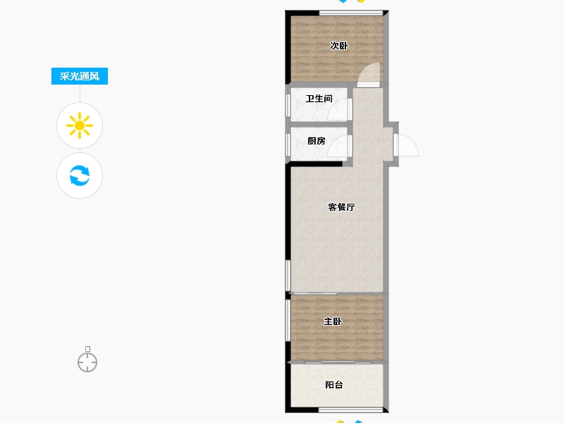 山东省-济南市-齐鲁百老汇-82.01-户型库-采光通风