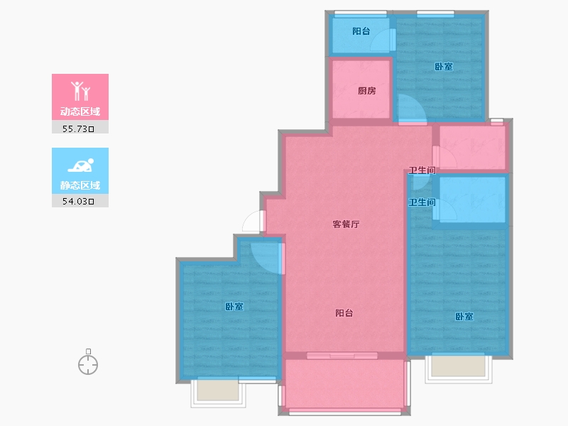 河南省-新乡市-东湖湾-97.19-户型库-动静分区