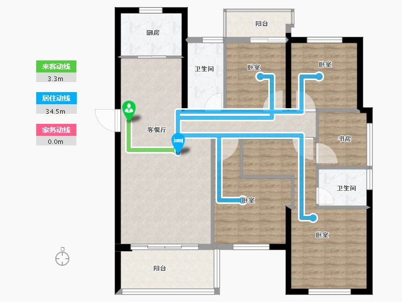 福建省-泉州市-南益清源春晓-112.00-户型库-动静线