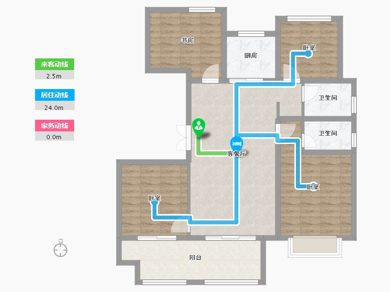 山东省-临沂市-沂河一英里-104.00-户型库-动静线