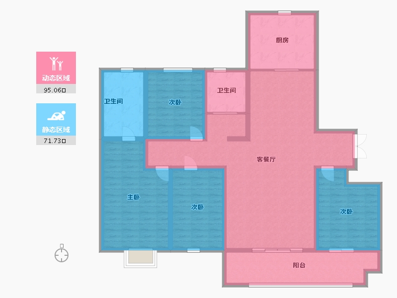 山东省-日照市-裕升华庭二期-150.00-户型库-动静分区