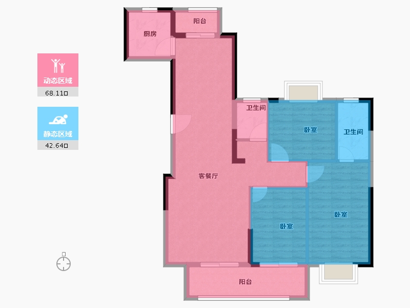 福建省-龙岩市-永佳玺院-99.89-户型库-动静分区