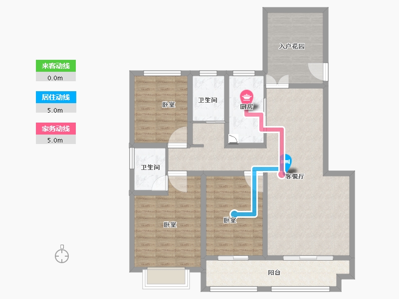 河南省-安阳市-中圣龙栖湾-104.00-户型库-动静线