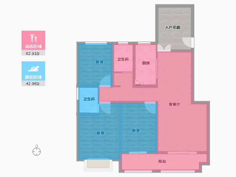 河南省-安阳市-中圣龙栖湾-104.00-户型库-动静分区