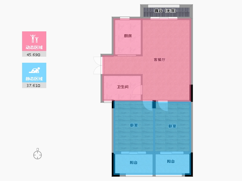 浙江省-绍兴市-祥生未来城-79.17-户型库-动静分区