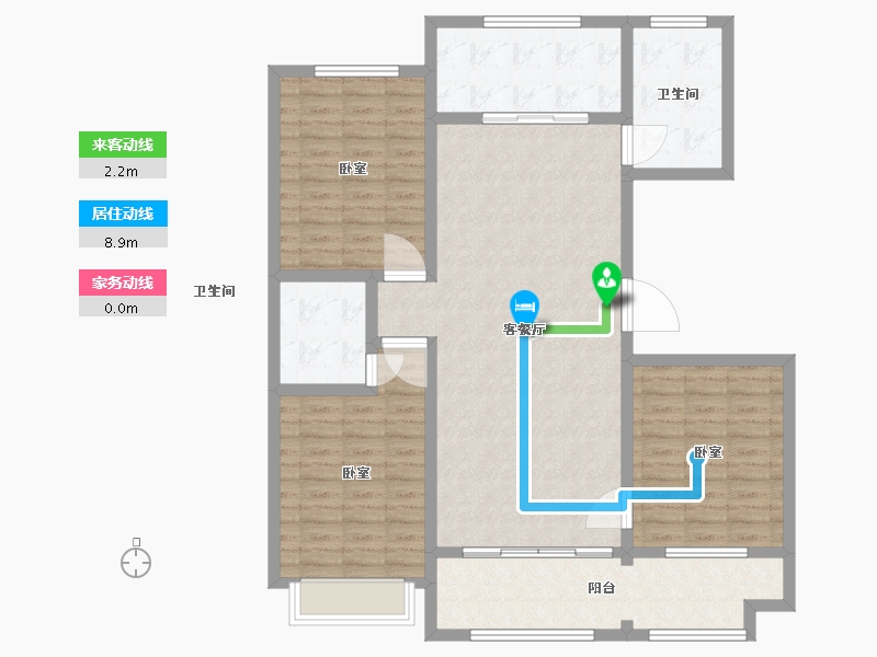 山东省-聊城市-利元馨城-120.00-户型库-动静线