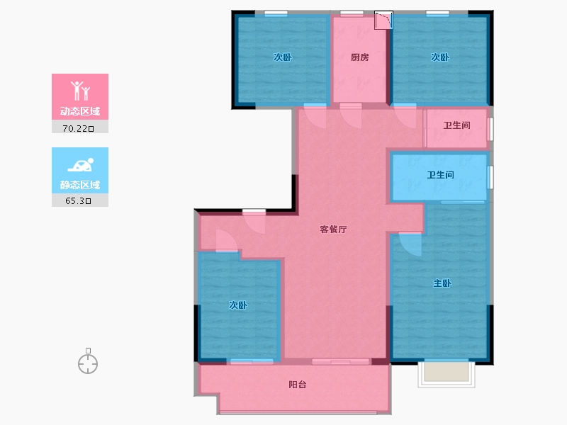 山东省-日照市-浮来春文澜院-122.00-户型库-动静分区