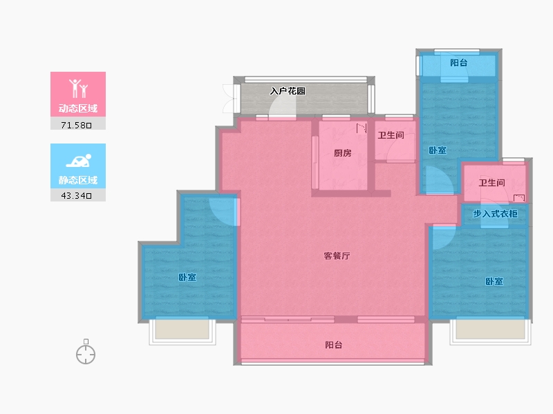 河南省-开封市-晖达紫誉府-108.00-户型库-动静分区