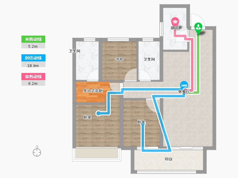 河南省-郑州市-建业盛悦府-87.00-户型库-动静线