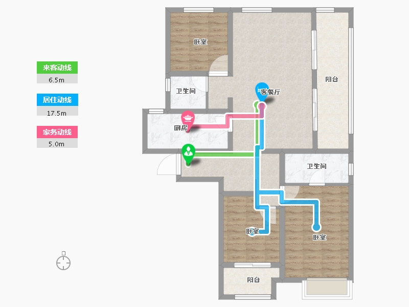 河南省-洛阳市-建业定鼎府-103.00-户型库-动静线