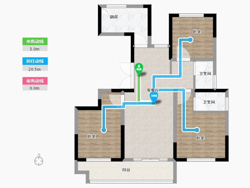 河南省-开封市-豫发学府-93.00-户型库-动静线