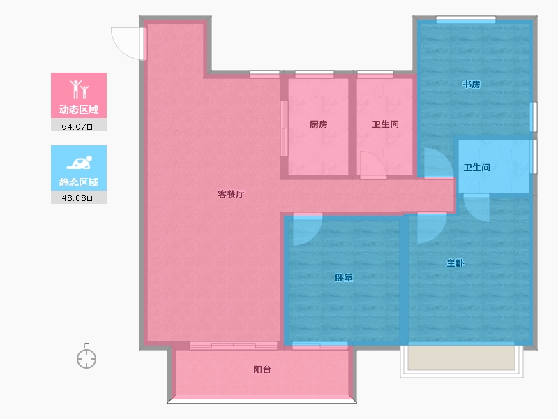 山东省-枣庄市-北控雅园-101.01-户型库-动静分区