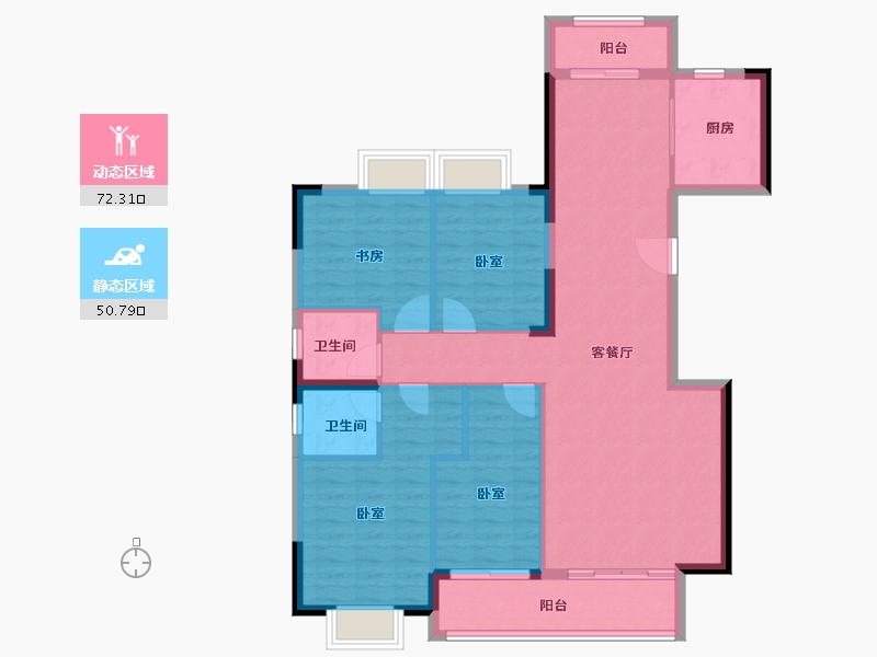 福建省-龙岩市-永佳玺院-111.69-户型库-动静分区