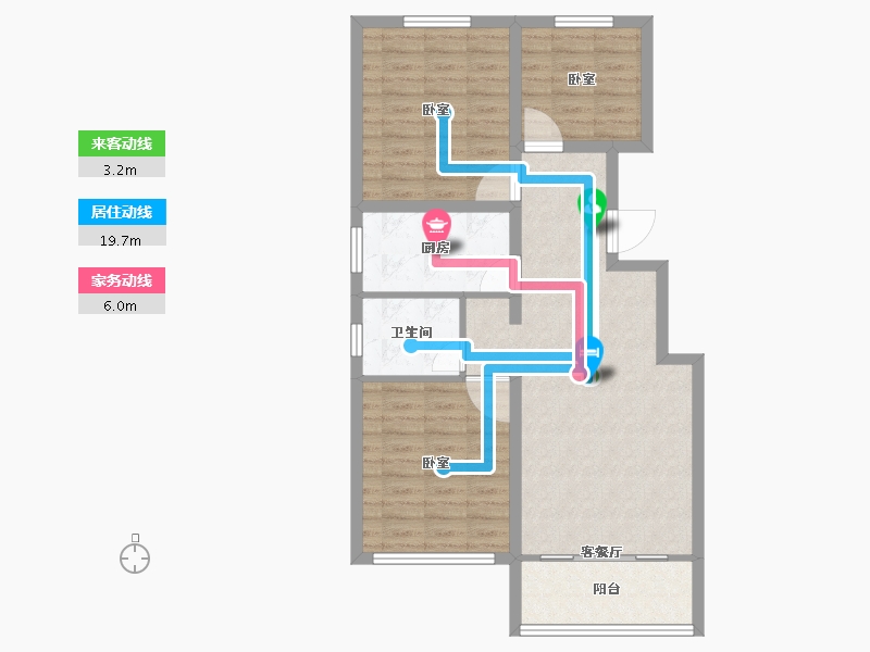 山东省-聊城市-民生幸福里-80.89-户型库-动静线