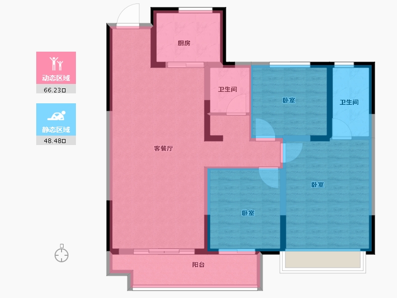 河南省-安阳市-开祥御龙城-103.00-户型库-动静分区