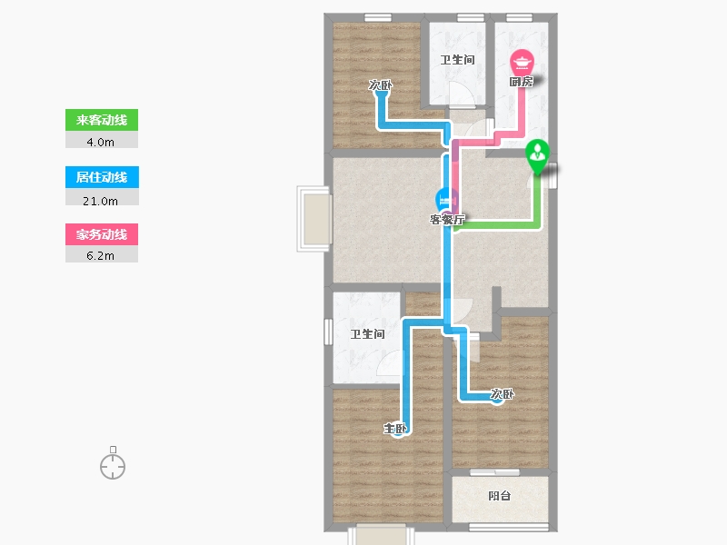 山东省-日照市-荣安·北李广场-93.49-户型库-动静线