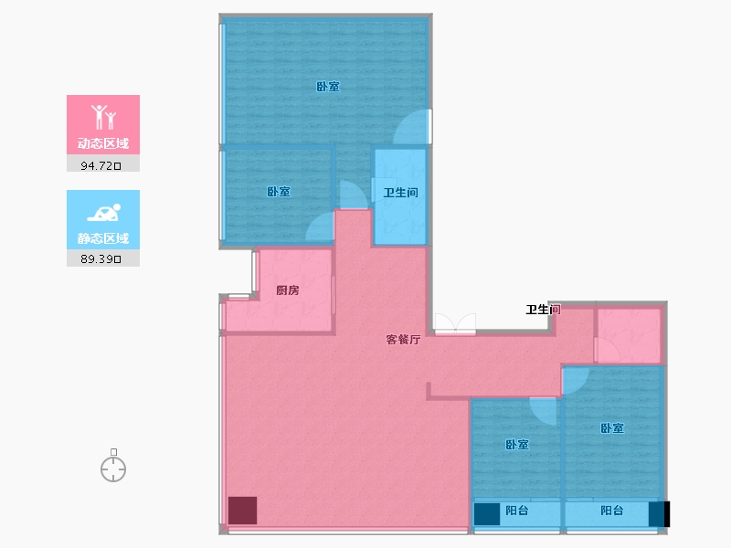 山东省-临沂市-东方印-169.02-户型库-动静分区