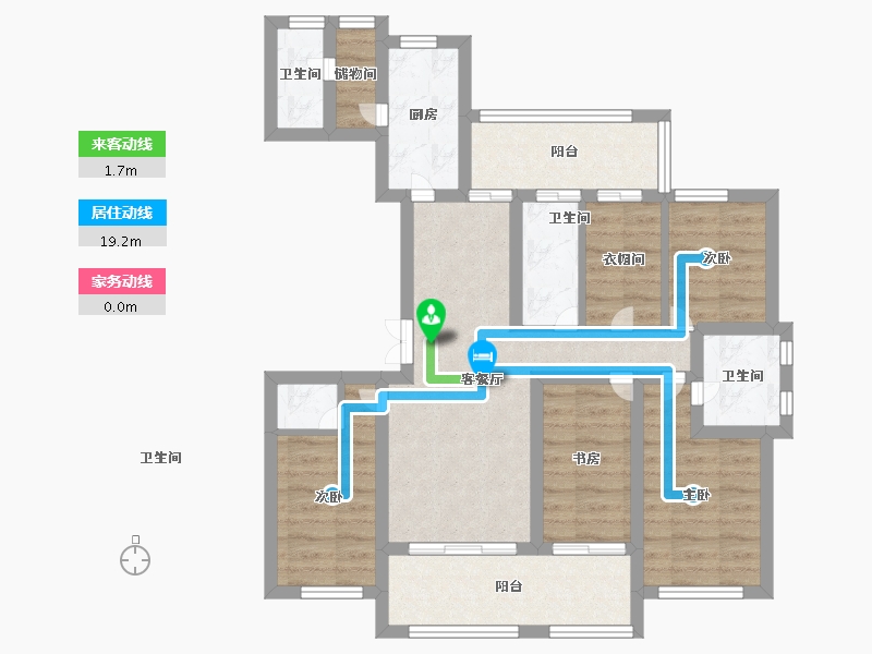 山东省-威海市-盛德海湾国际-78.00-户型库-动静线