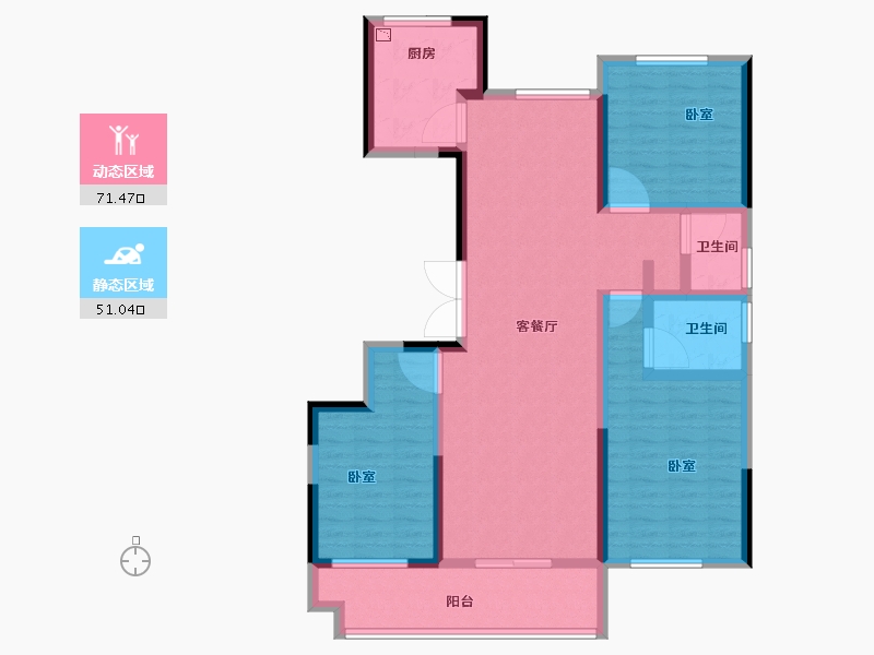 河南省-开封市-豫发学府-109.00-户型库-动静分区