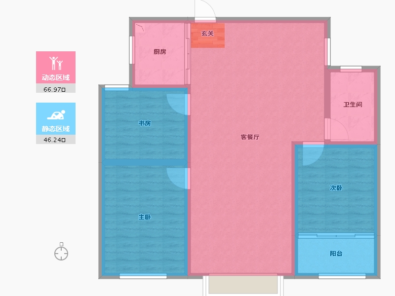 山东省-淄博市-金城春和园-103.00-户型库-动静分区