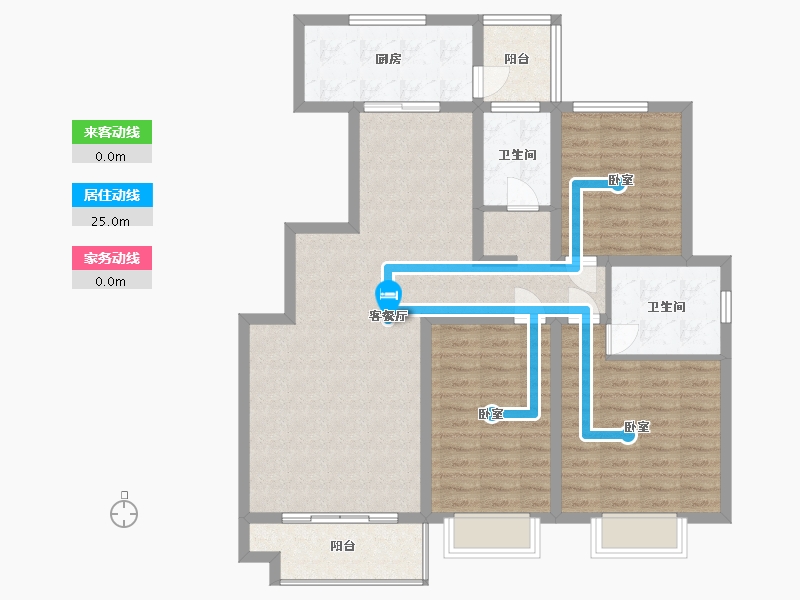 河南省-许昌市-上宅西湖湾-105.52-户型库-动静线